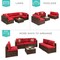 Best Choice Products 7-Piece Outdoor Modular Patio Conversation Furniture, Wicker Sectional Set